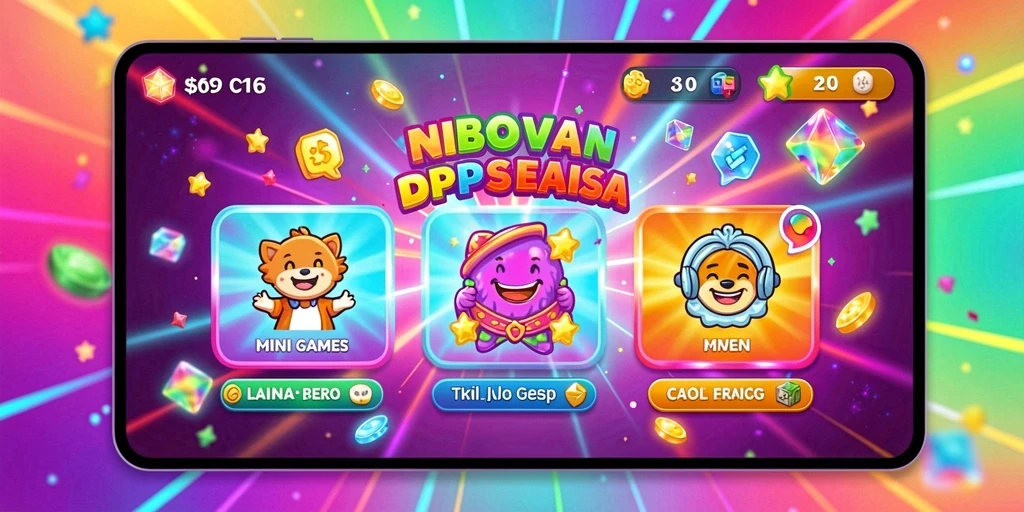 Fitur interaksi sosial yang membuat bermain semakin seru.