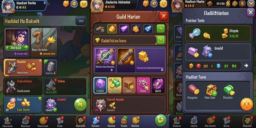Koleksi item menarik di dalam game.