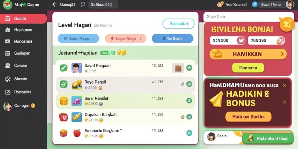 Setiap level penuh tantangan dan kejutan menarik.